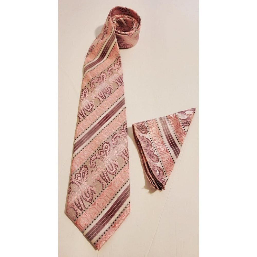 Men's Necktie Handkerchief Set by Daniel Ellissa